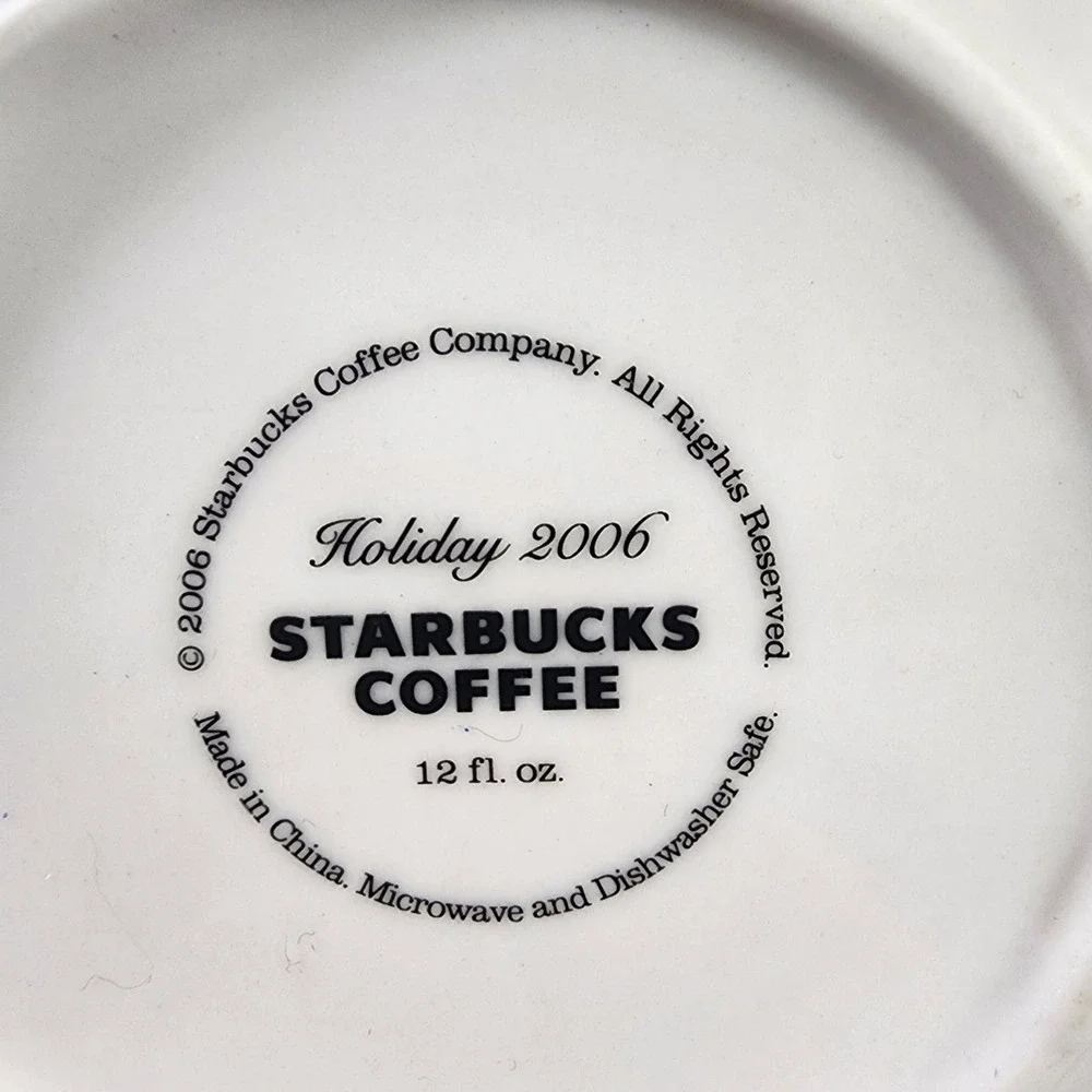 Starbucks 2006‎ coffee saucer replacement plate purple plum star design